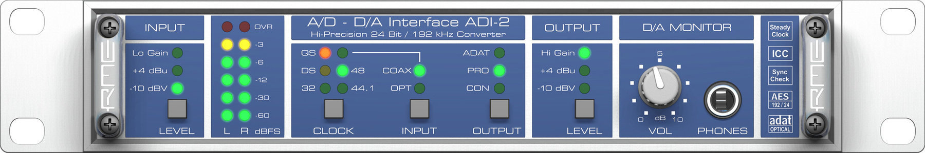 Convertisseur audio numérique RME ADI-2