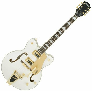 Guitare semi-acoustique Gretsch G5422TG Electromatic DC RW Snowcrest White - 1