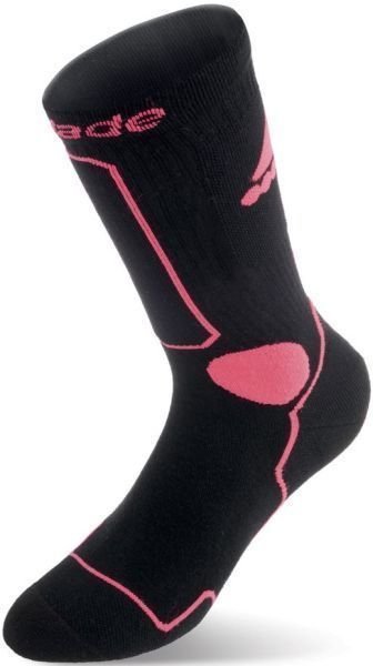 Чорапи за колоездене Rollerblade Skate Black/Pink S Чорапи за колоездене