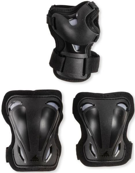 Inliner und Fahrrad Protektoren Rollerblade Skate Gear 3 Pack Black XL