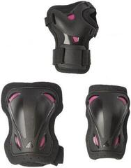 Rollerblade Skate Gear W 3 Pack Black/Raspberry