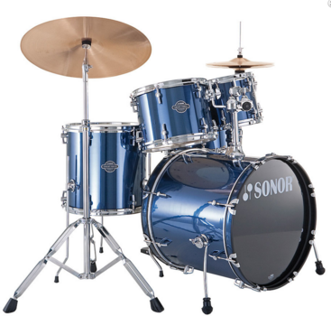 Zestaw perkusji akustycznej Sonor Smart Force Xtend Combo Set Brushed Blue - 1