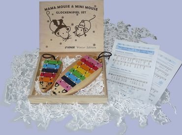Ksilofon / Metalofon / Karijon Sonor MaMa & MiMa Mouse Glockenspiel Set