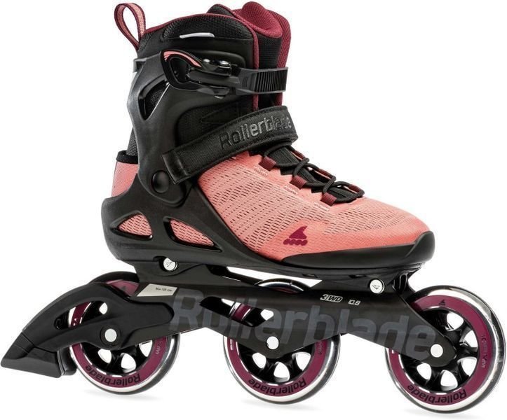 Rulleskøjter Rollerblade Sirio 100 3WD W Mauveglow/Rhododendron 240
