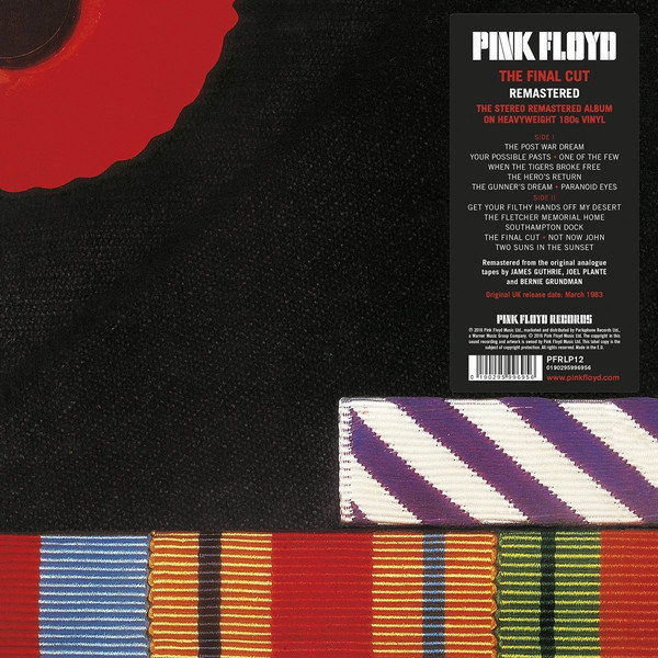 Disque vinyle Pink Floyd - Final Cut (2011 Remastered) (LP)