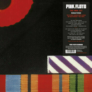 Vinyl Record Pink Floyd - Final Cut (2011 Remastered) (LP) - 1