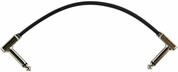 Propojovací kabel, Patch kabel Ernie Ball P06226 Černá 15 cm Lomený - Lomený - 1