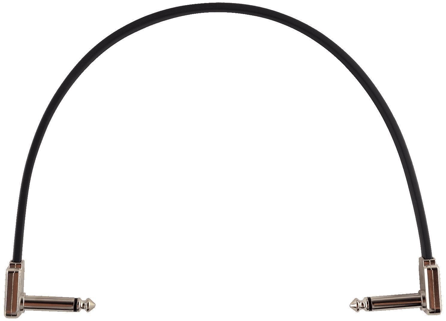 Propojovací kabel, Patch kabel Ernie Ball P06227 Černá 30 cm Lomený - Lomený