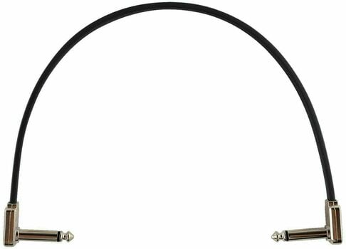 Propojovací kabel, Patch kabel Ernie Ball P06227 Černá 30 cm Lomený - Lomený - 1