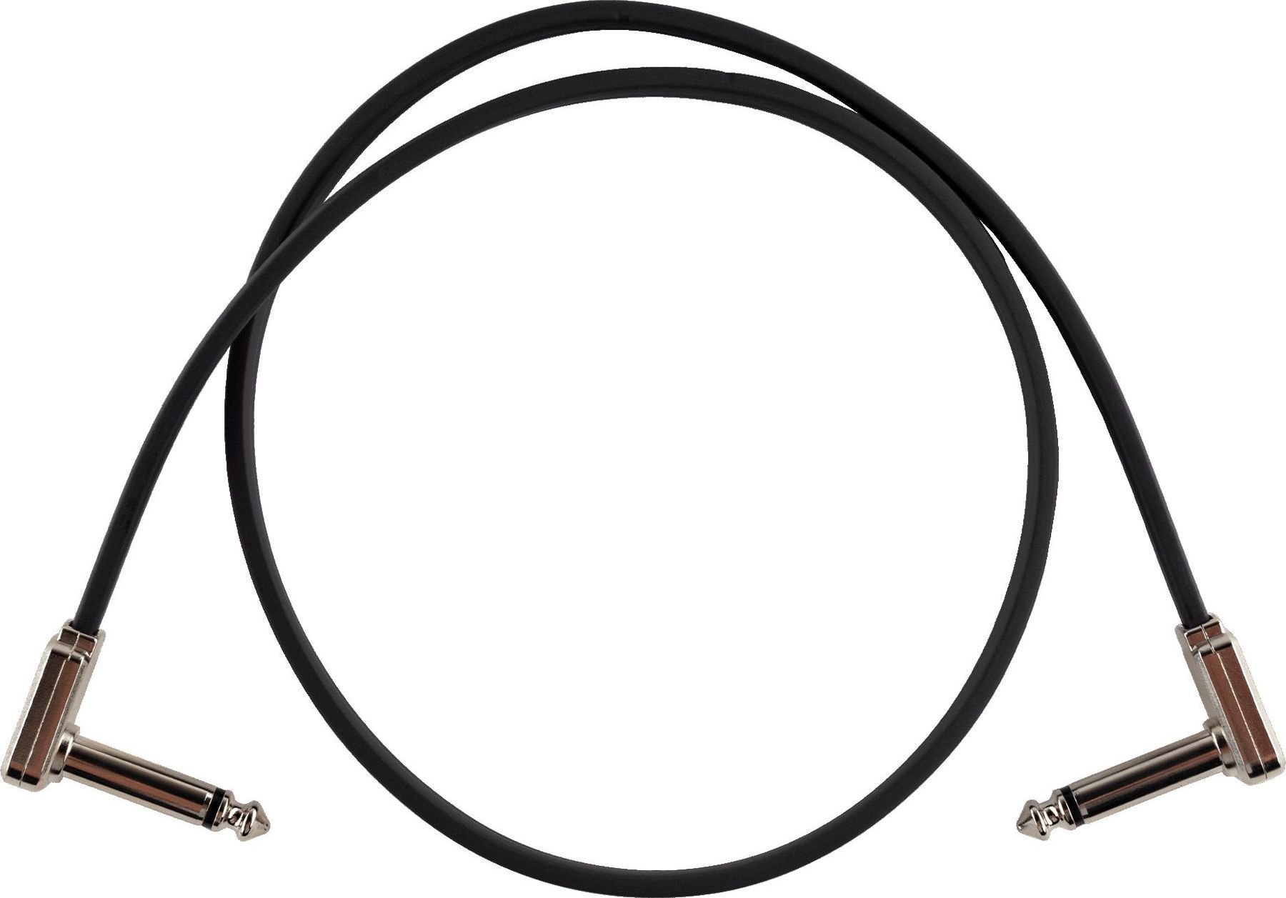 Câble de patch Ernie Ball P06228 Noir 60 cm Angle - Angle