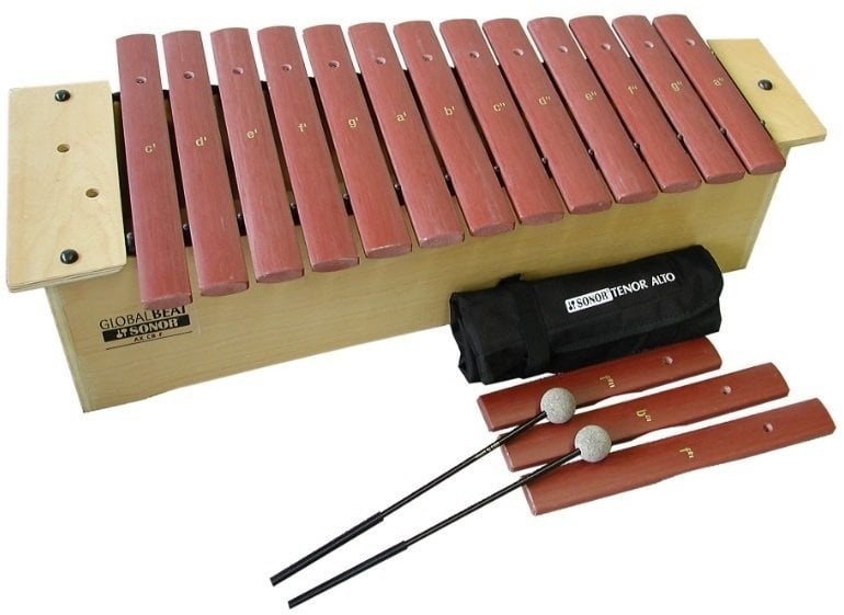 Xilofono / Metallofono / Carillon Sonor AX CB F Alt Xylophone Global Beat German Model
