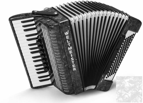 Piano accordion
 Weltmeister Opal 37/96/III/7/3 MT White Piano accordion
 - 1
