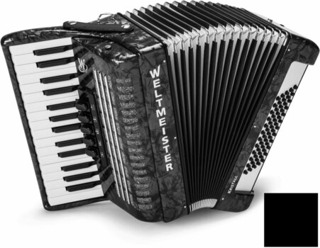 Piano accordion
 Weltmeister Kristall 30/60/III/5 Black Piano accordion
 - 1