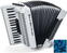 Piano accordion
 Weltmeister Achat 80 34/80/III/5/3 Blue Piano accordion

