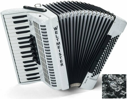 Piano accordion
 Weltmeister Achat 80 34/80/III/5/3 Grey Piano accordion
 - 1