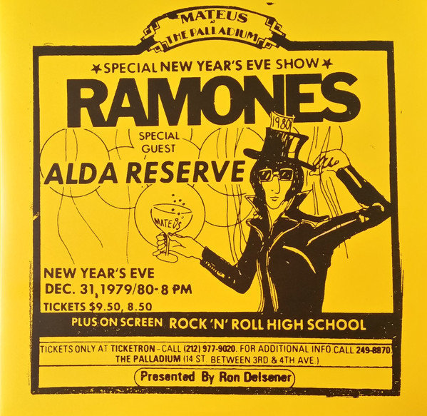 Disco de vinilo Ramones - RSD - Live At The Palladium, New York, Ny (12/31/79) (LP)