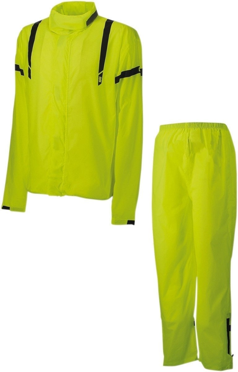 Moto abbigliamento antipioggia OJ Rainsuit Compact High Visibility L