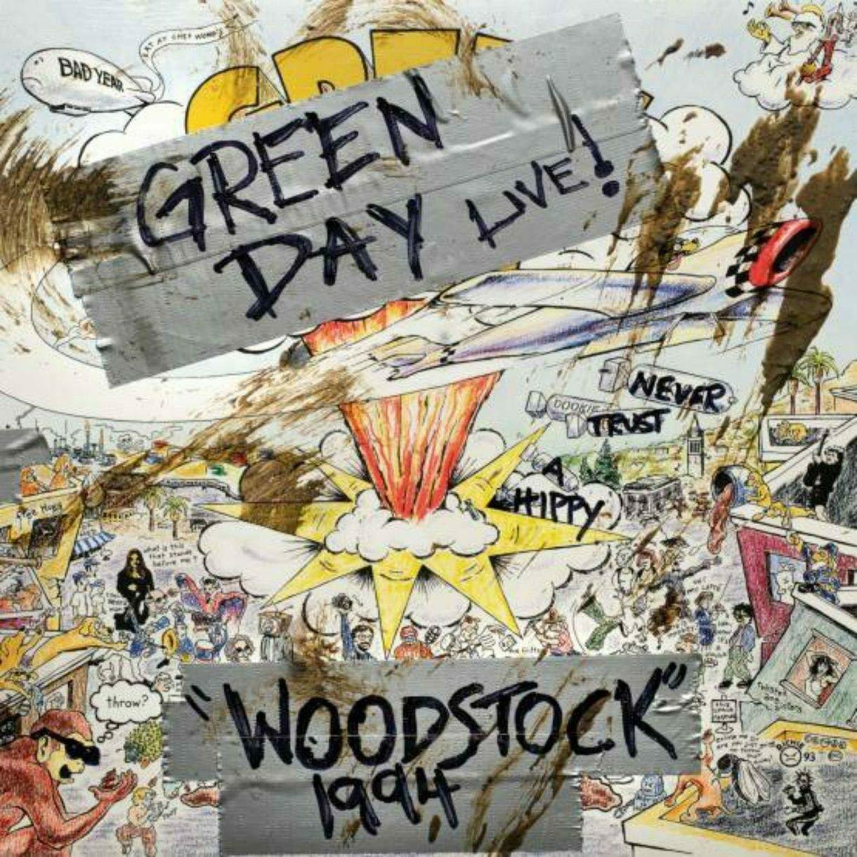 Vinylskiva Green Day - Rsd - Woodstock 1994 (LP)