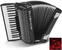 Piano accordion
 Weltmeister Topas 37/96/III/7/3 Red Piano accordion
