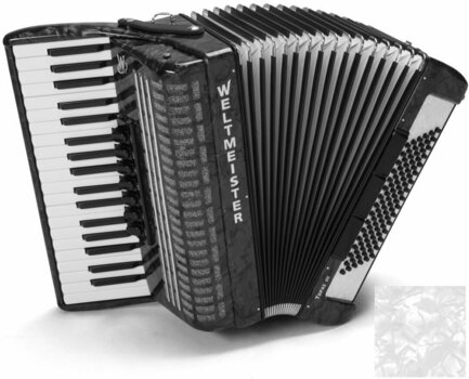 Piano accordion
 Weltmeister Topas 37/96/III/7/3 White Piano accordion
 - 1