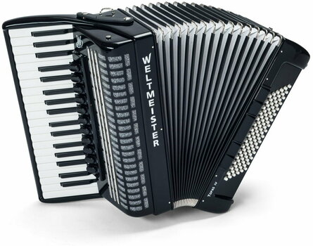 Piano accordion
 Weltmeister Topas 37/96/IV/11/5 Black Piano accordion
 - 1
