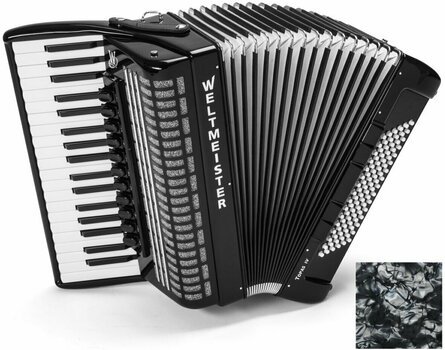 Piano accordion
 Weltmeister Topas 37/96/IV/11/5 Grey Piano accordion
 - 1