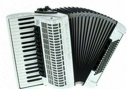 Piano accordion
 Weltmeister Topas 37/96/IV/11/5 White Piano accordion
 - 1