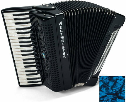 Accordeon met toetsenbord Weltmeister Supita II 41/120/IV/11/5 Cassotto Blue - 1