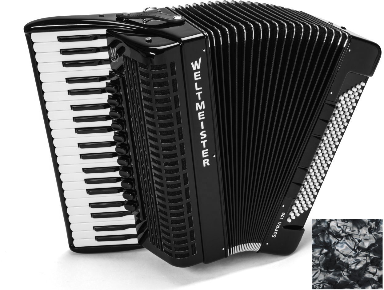 Piano accordion
 Weltmeister Supra 41/120/IV/11/5 Cassotto Grey Piano accordion
