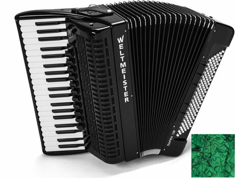 Piano accordion
 Weltmeister Supra 41/120/IV/11/5 Cassotto Green Piano accordion
 - 1