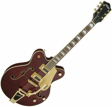 Semi-akoestische gitaar Gretsch G5422TG Electromatic DC RW Walnut Stain - 1