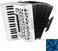 Accordeon met toetsenbord Delicia Arnaldo 23 Blue