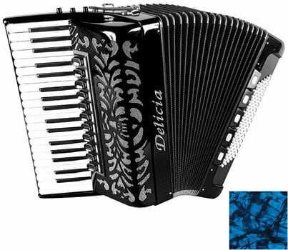 Accordeon met toetsenbord Delicia Carmen 26 Blue - 1