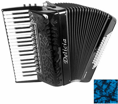 Accordeon met toetsenbord Delicia Carmen VIII Blue - 1