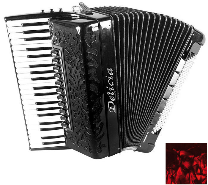 Pianoharmonikka Delicia Choral 26 Red