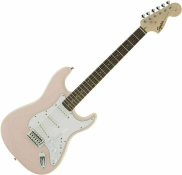 Electric guitar Fender Squier FSR Affinity Series Stratocaster IL Shell Pink - 1