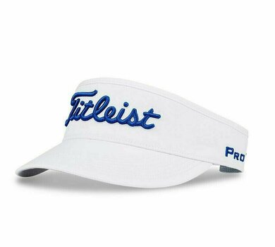 Kapa za golf Titleist Tour Visor White/Blue - 1
