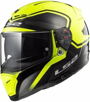 Helm LS2 FF390 Breaker Bold Black H-V Yellow L Helm - 1
