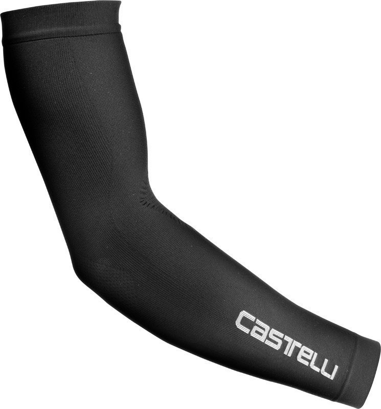 Mangas de brazo de ciclismo Castelli Pro Seamless Negro S/M Mangas de brazo de ciclismo