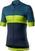 Μπλούζα Ποδηλασίας Castelli Prologo VI Mens Jersey Light Steel Blue/Chartreuse/Dark Steel Blue M