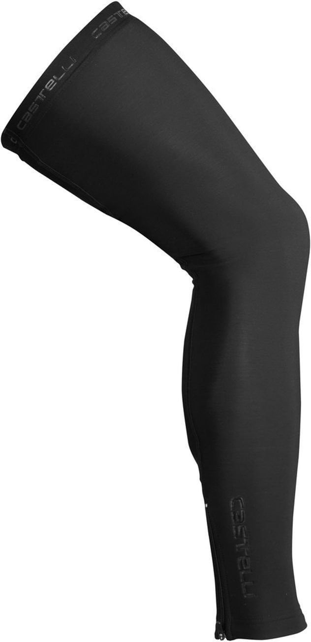 Mangas de pierna de ciclismo Castelli Thermoflex 2 Leg Warmers Black XL Mangas de pierna de ciclismo
