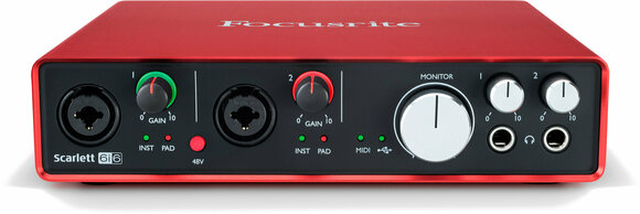 USB-audio-interface - geluidskaart Focusrite Scarlett 6i6 2nd Generation - 1