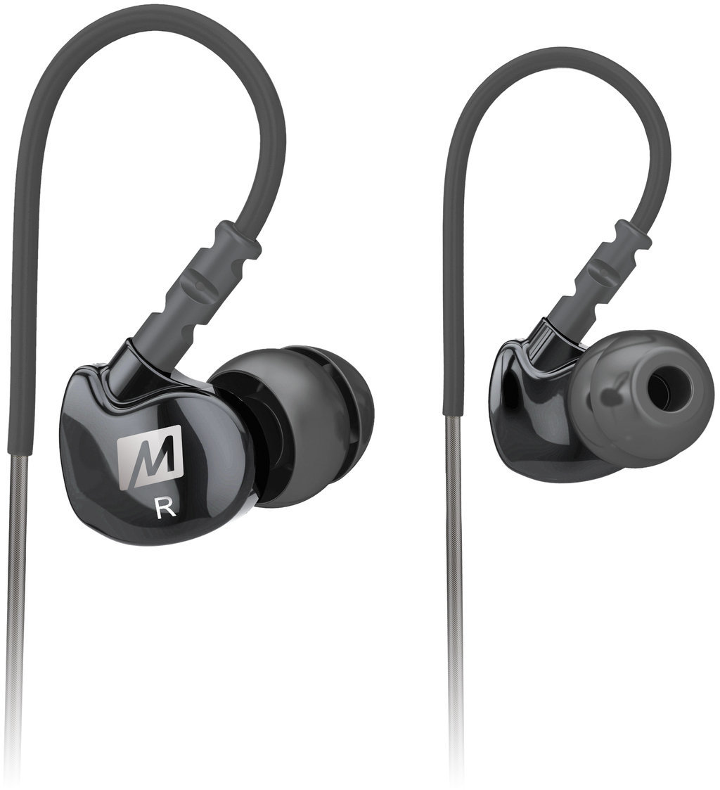 In-ear hoofdtelefoon MEE audio M6 Memory Wire In-Ear Headphones Black