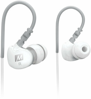 Auscultadores intra-auriculares MEE audio M6 Memory Wire In-Ear Headphones White - 1