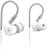 In-Ear Fejhallgató MEE audio M6 Memory Wire In-Ear Headphones White