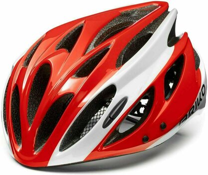 Cyklistická helma Briko Kiso Red White M Cyklistická helma - 1
