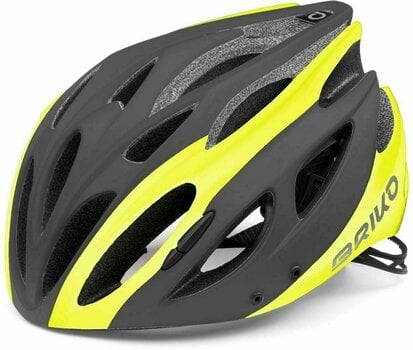 Cyklistická helma Briko Kiso Shiny Yellow Fluo Me 58-62 Cyklistická helma - 1