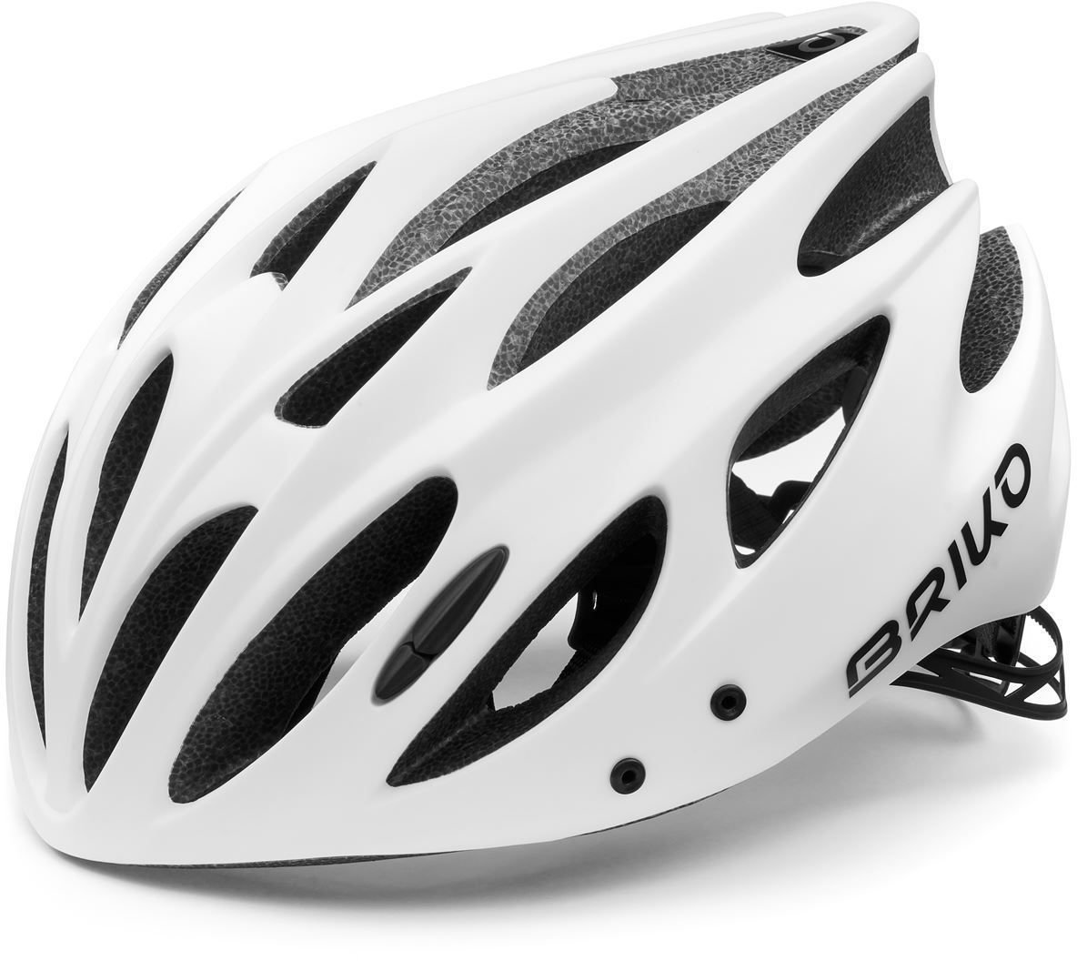 Cyklistická helma Briko Kiso Shiny White M Cyklistická helma