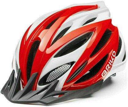 Cyklistická helma Briko Morgan Shiny White/Red M Cyklistická helma - 1