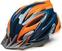 Casque de vélo Briko Morgan Shiny Blue/Orange L Casque de vélo